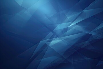 Digital art showcasing an abstract geometric pattern resembling blue crystals with a focus on sharp...