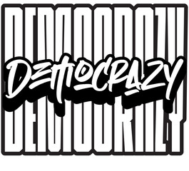 Democrazy Typography Design for Streetwear Brand