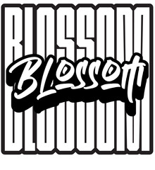 Blossom Typography Design for Streetwear Brand