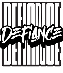 Defiance Typography Design for Streetwear Brand