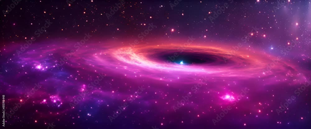 Wall mural amazing colorful galaxy in outer space