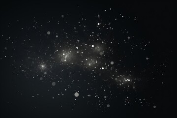 star cluster flat design side view stellar field theme 3D render Monochromatic Color Scheme