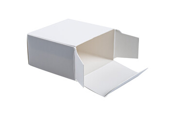 White box isolated on white background.
