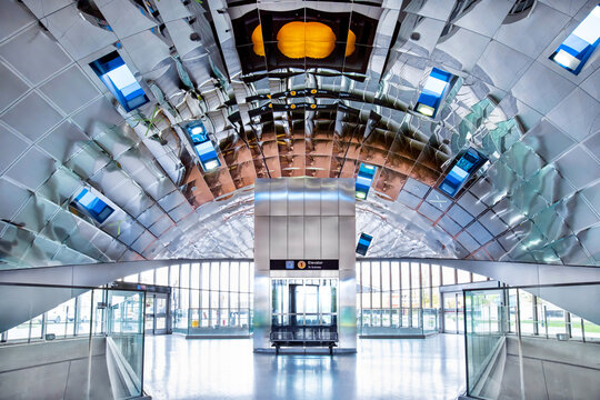 Vaughan Subway Station bus arrival and depart area