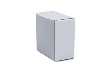 White box isolated on white background.