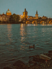 charles bridge view
