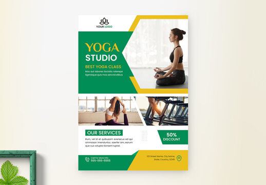 Yoga Studio Flyer Template