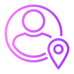 location gradient icon