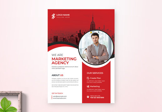 Marketing Flyer Layout Design
