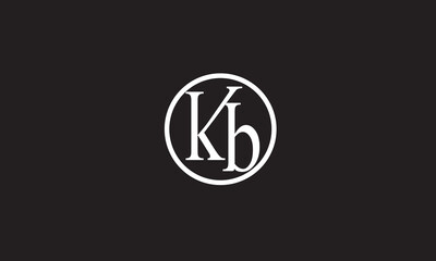 KB, BK , K , B, Abstract Letters Logo Monogram	
