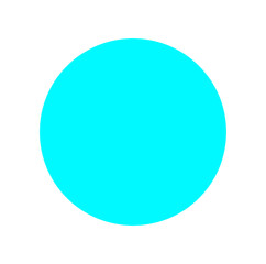 A blue dot