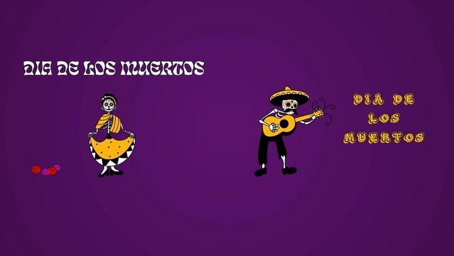 Dia De Los Muertos Day of The Dead Celebration Title