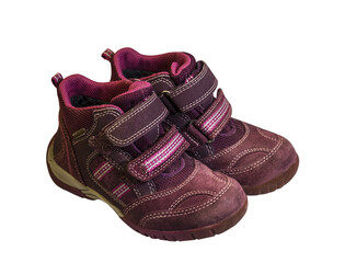 childrens burgundy boots