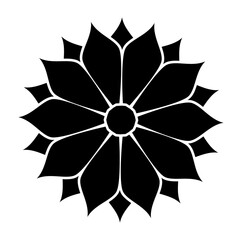 abstract flower illustration