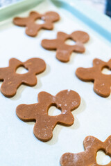 Chilled Gingerbread Cookies Ready for Baking