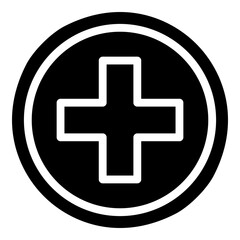 plus Glyph Icon Design