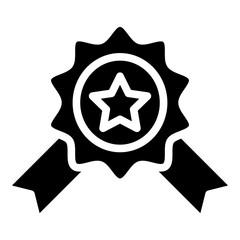 award Glyph Icon Design