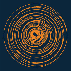 Abstract vortex circular line background. Vector illustration for design your website and print