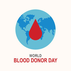 World Blood Donor Day background.