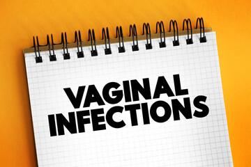 Vaginal Infections text concept for presentations and reports