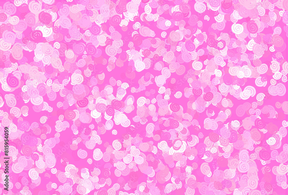 Poster light pink vector background with abstract lines.