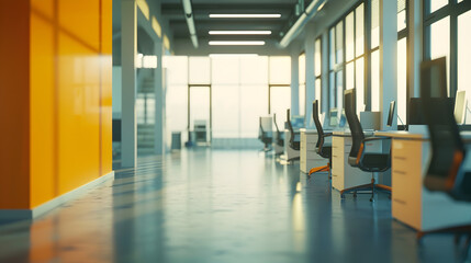 Interior of a company modern office : Generative AI