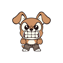 Husky dog logo design, vector logo design, illustration 