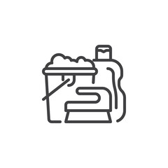 Cleaning Supplies line icon