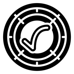 focus icon, glyph icon style