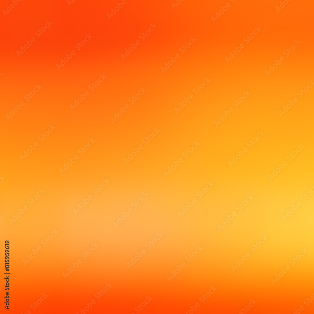 Poster gradient orange ombre background with a smooth transition from deep to light orange
