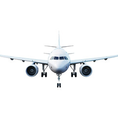 Naklejka premium aeroplane isolated on transparent background, PNG file