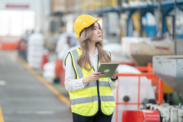 The Asian female engineer's leadership in the industrial sector exemplified the fusion of...