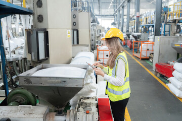 Tablets have revolutionized the way Asian female engineers work in the industrial field, offering versatile tools for data analysis, project management, and communication.