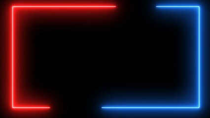 Led Light Background Stage Concert Screen Laser Glowing Neon Light Motion Background Design kaleidoscope pattern color loop futuristic seamless neon