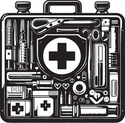 Obraz premium First Aid Kit Vector