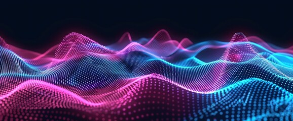 A Sound Wave Finance Chart Pulses With Dynamic Energy, With Fluid Lines And Vibrant Colors Conveying The Movement And Complexity Of Financial Data, 3D Rendering