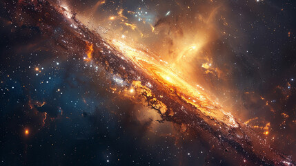 Mesmerizing Beauty: Galactic Glance of a Captivating Galaxy, Unveiling Cosmic Marvels and Celestial Wonders