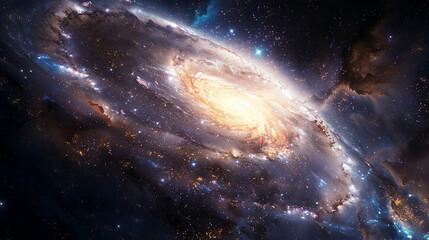 Mesmerizing Beauty: Galactic Glance of a Captivating Galaxy, Unveiling Cosmic Marvels and Celestial...