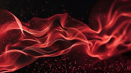 glowing red color flow on abstract grainy background noise texture effect abstract photo