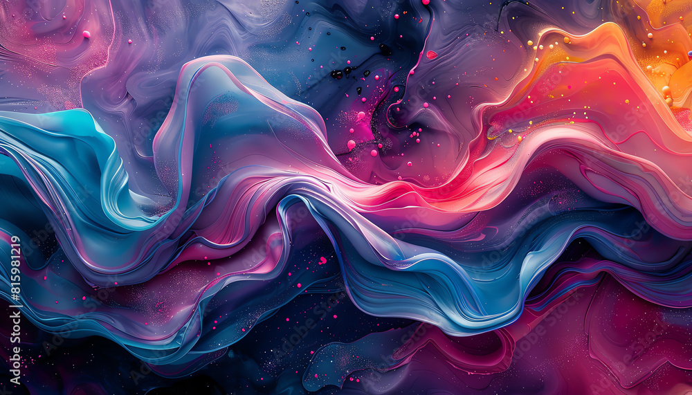 Poster zoom in on the expressive swirls of abstract expressionism