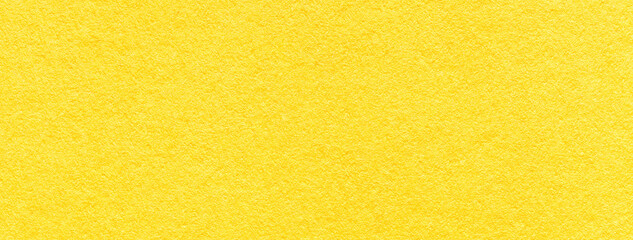 Texture of craft bright yellow paper background colors, macro. Structure of vintage kraft lemon...