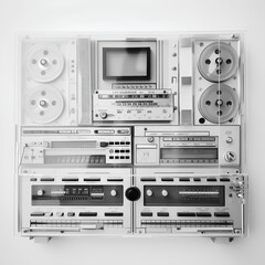 Obraz premium audio cassette isolated on white