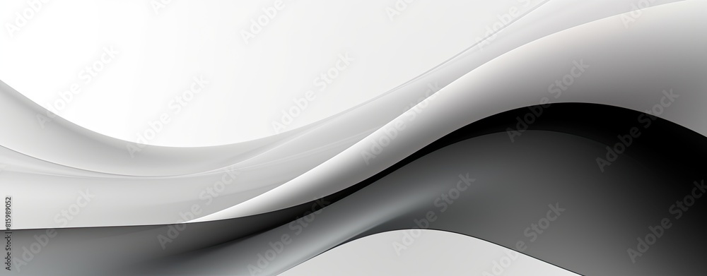 Poster a black and white image of a wave with a white background. the image has a moody and mysterious feel