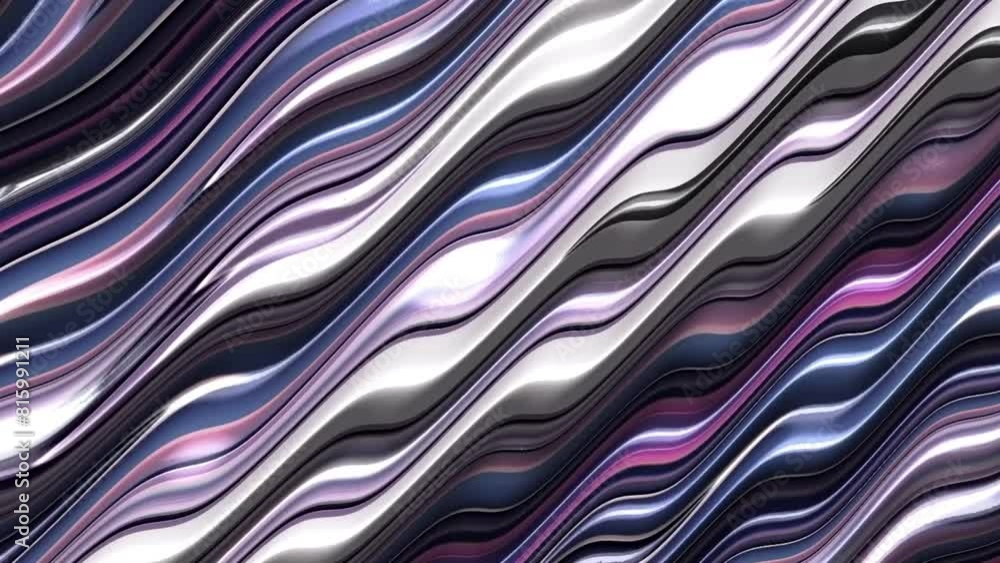 Poster colorful colors flowing on angle wave pattern. side sliding abstract modern backdrop animation