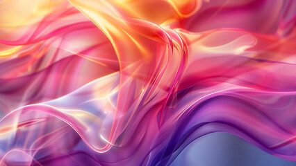 Fototapeta premium Abstract Colorful Wave Background Illustration - Perfect for Dynamic Designs, Creative Projects, and Digital Art Concepts 8K Wallpaper High-resolution
