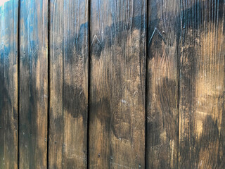 Brown wood plank wall texture background. Surface of teak wood background for design and...