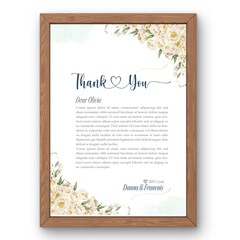 beautiful flower and leaves watercolor wedding invitation card with boho color