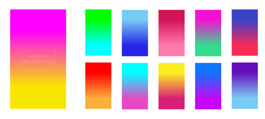 Colorful background. Modern screen  design for mobile app. Background for flyer, social media post, screen, wallpaper. Gradient. Vector
