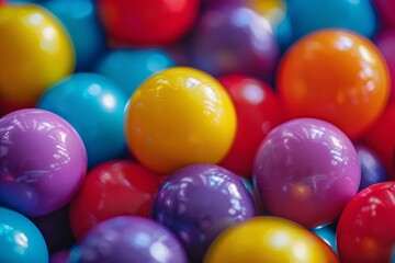 Obraz premium Balls come in a variety of different colors.