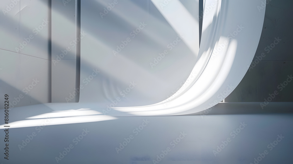 Poster gray background for product presentation with beautiful lights and shadows : generative ai